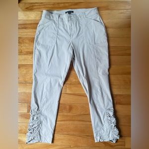 I.N.C cropped beige jeans